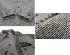 画像4: 1980's Woolrich Wool CPO Shirts GREY  size Small (表記 Small) (4)