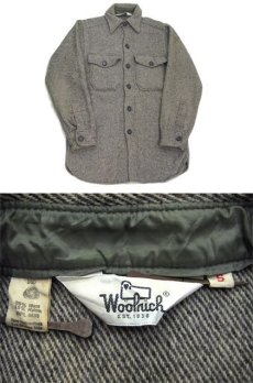 画像3: 1980's Woolrich Wool CPO Shirts GREY  size Small (表記 Small) (3)
