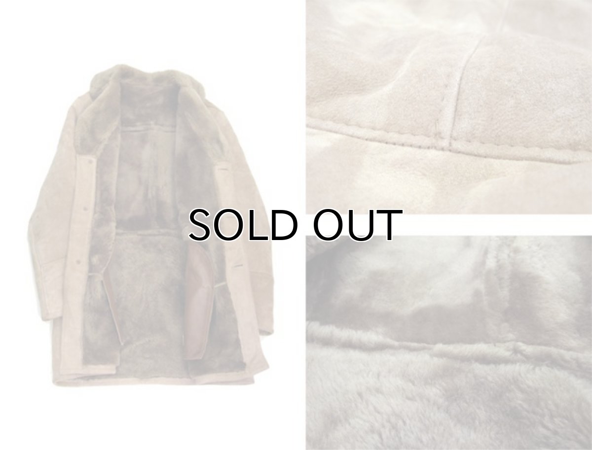 画像5: 1970's "GIGA-SPORT" Mouton Coat made in France　BAIGE　size Small (表記 EU 42) (5)