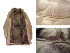 画像5: 1970's "GIGA-SPORT" Mouton Coat made in France　BAIGE　size Small (表記 EU 42) (5)