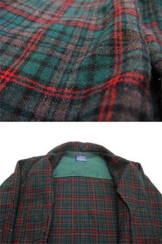 画像5: 1950's PENDLETON  Wool 3-Button Tailored Jacket　Check Pattern　size Medium (表記 M) (5)