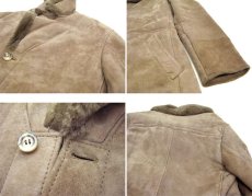 画像6: 1970's "GIGA-SPORT" Mouton Coat made in France　BAIGE　size Small (表記 EU 42) (6)