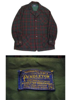 画像3: 1950's PENDLETON  Wool 3-Button Tailored Jacket　Check Pattern　size Medium (表記 M) (3)