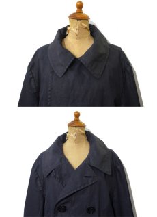 画像3: RALPH LAUREN "RUGBY" Wax Cotton P-Coat  DarkNavy　size Medium (表記 M) (3)