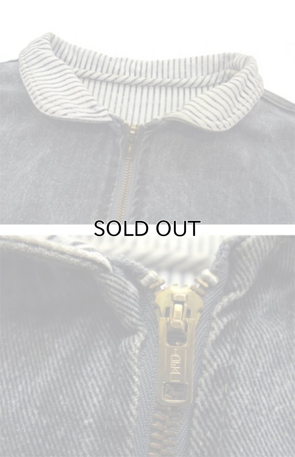 画像5: 1980's Denim Design Poncho　Black Denim　size Free (ONE SIZE FITS ALL) (5)