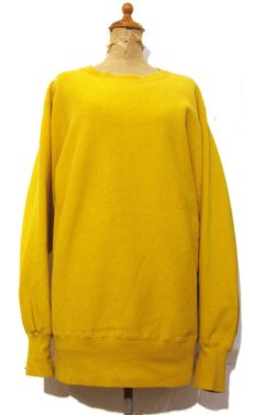 画像1: 1990's Champion Reverse Weave Sweat Shirts -made in USA-　Mustard　size M - L (表記 L) (1)