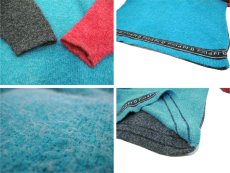 画像6: 1980-90's "KITTY HAWK" Hi-Neck Design Sweater　Blue / Red / Charcoal　size L - XL (表記 M) (6)