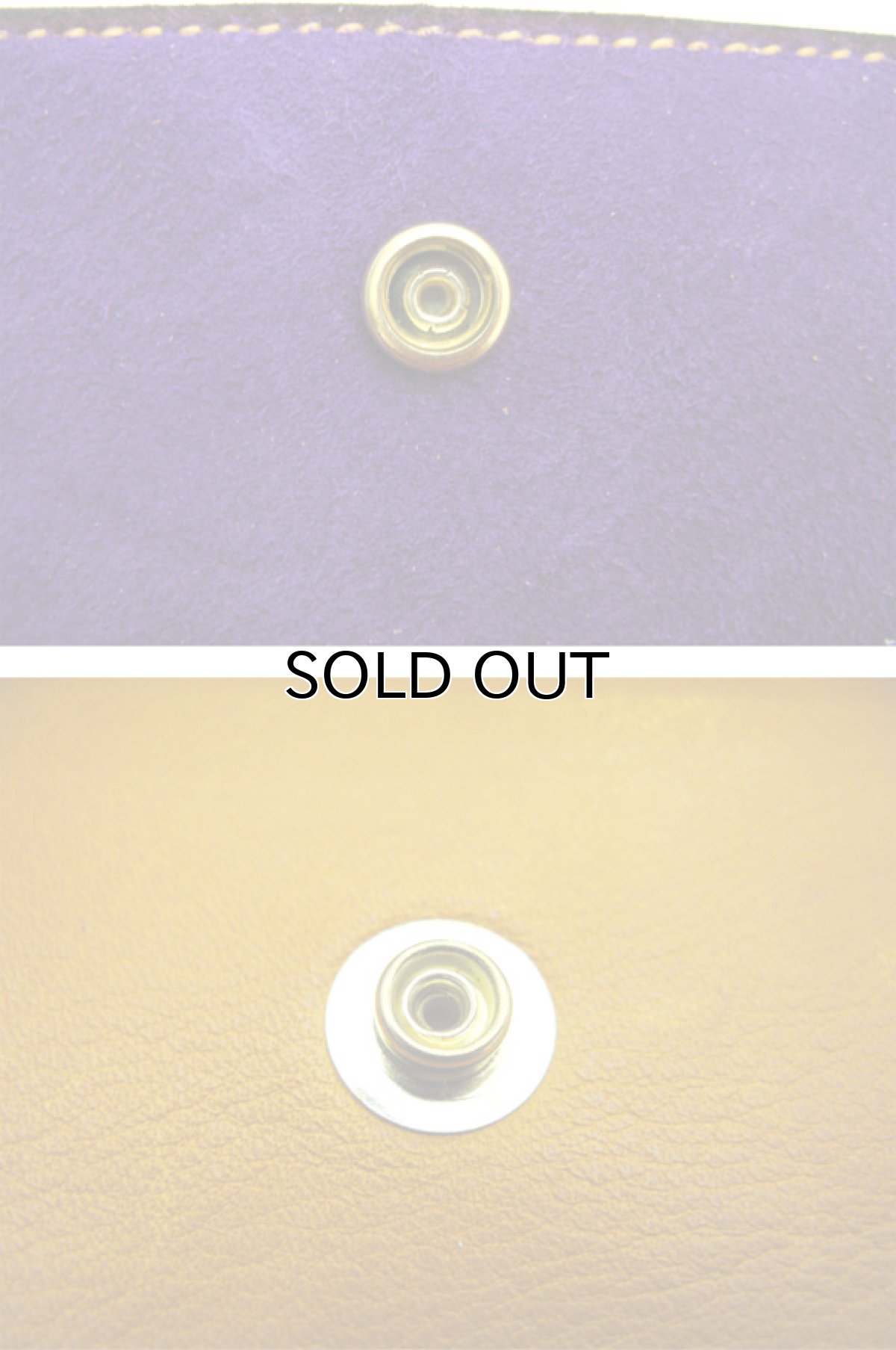 画像4: "JUTTA NEUMANN" Leather Wallet "the Waiter's Wallet"  color : Mustard / Purple 長財布 (4)