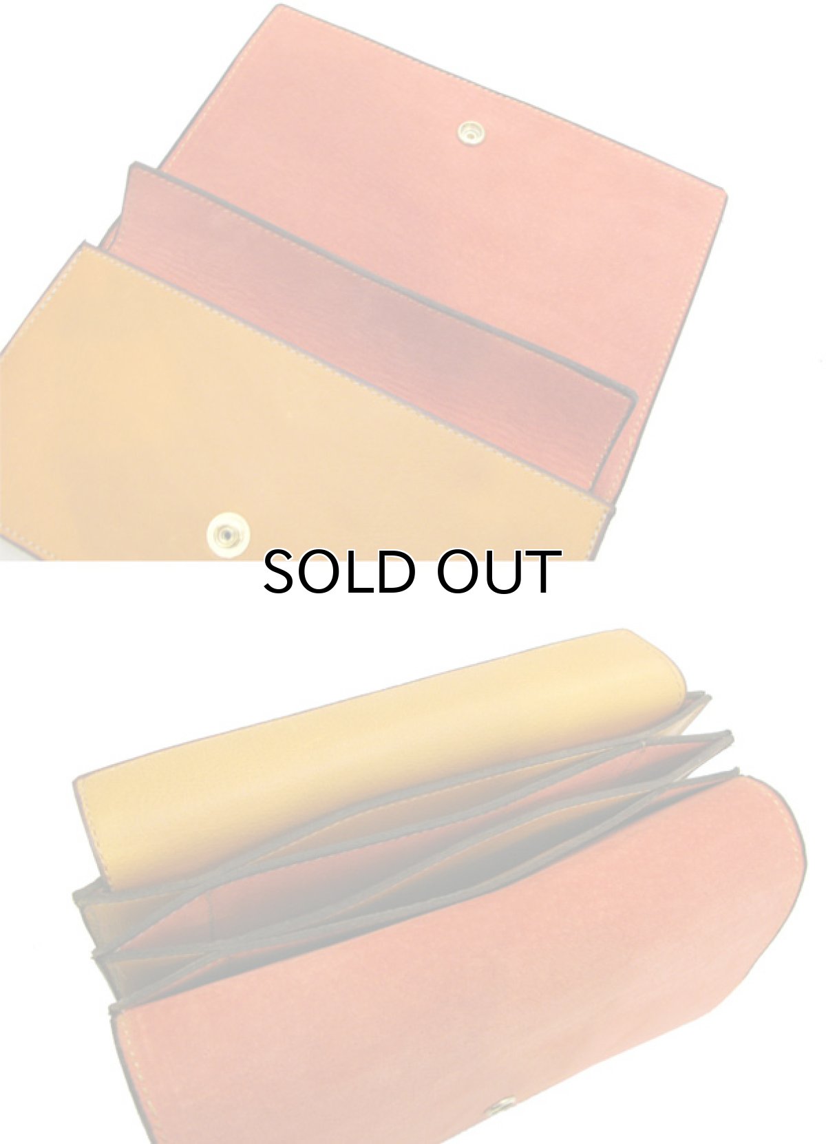 画像5: "JUTTA NEUMANN" Leather Wallet "the Waiter's Wallet"  color : Mustard / Orange 長財布 (5)