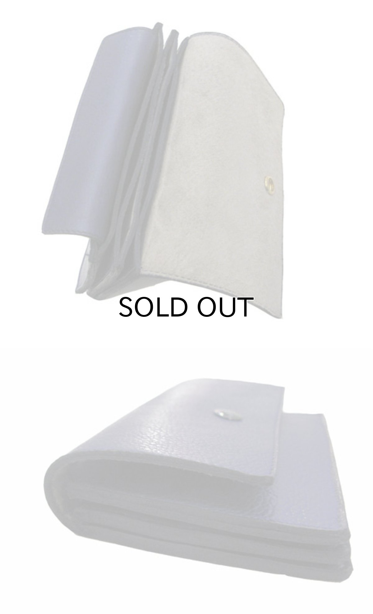 画像4: "JUTTA NEUMANN" Leather Wallet "the Waiter's Wallet" Medium Size color : Navy / Grey (4)