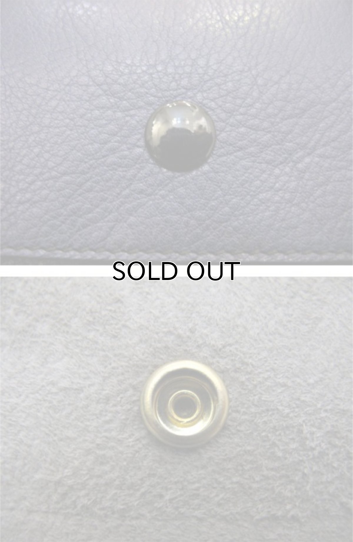 画像3: "JUTTA NEUMANN" Leather Wallet "the Waiter's Wallet" Medium Size color : Navy / Grey (3)