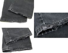 画像5: 1990's Levi's 505 Black Denim Pants -made in USA-　size w34 inch (表記 w 34) (5)