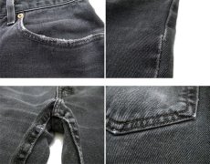 画像4: 1990's Levi's 505 Black Denim Pants -made in USA-　size w34 inch (表記 w 34) (4)