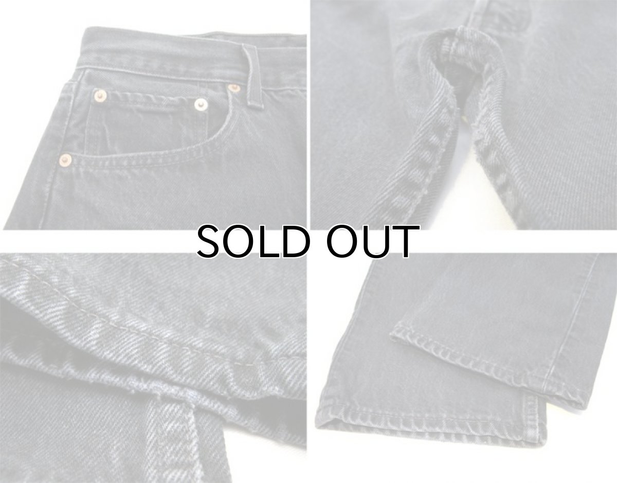 画像4: 1990's Levi's 501 Black Denim Pants -made in USA-　size w 31.5inch (表記 w 32) (4)