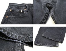 画像4: 1990's Levi's 501 Black Denim Pants -made in USA-　size w 31.5inch (表記 w 32) (4)