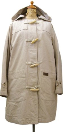 画像1: 1990's Denim & Co. Cotton Duffle Coat　BEIGE　size S - M (表記 M) (1)