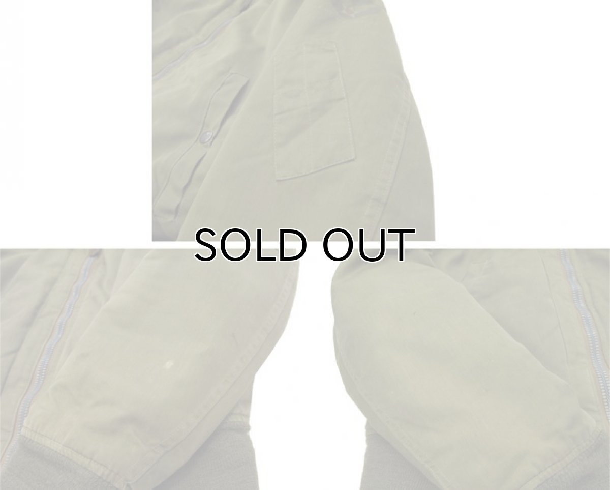 画像9: 1950's~ B-15 Flight Jacket for Commercial　OLIVE　size M - L (表記 不明) (9)