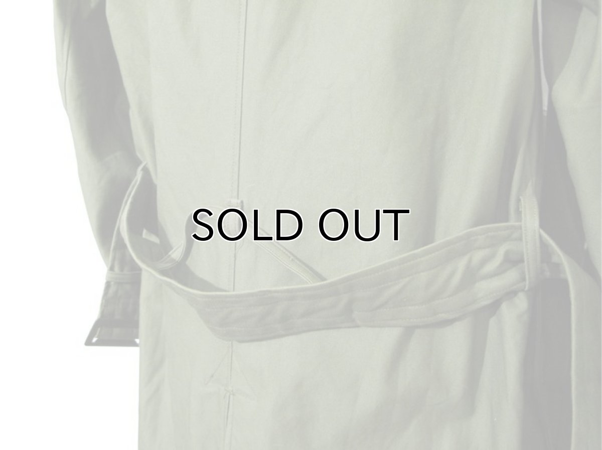 画像6: 1960's U.S.Military Cotton Sateen Trench Coat OLIVE size M (表記 SMALL-LONG) (6)