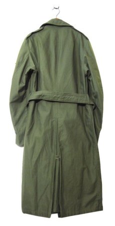 画像2: 1960's U.S.Military Cotton Sateen Trench Coat　OLIVE　size M (表記 SMALL-LONG) (2)