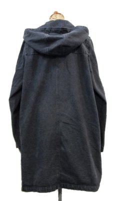 画像2: 1990's~ "Denim & Co." Black Denim Duffle Coat　Black Denim　size M (表記 M) (2)