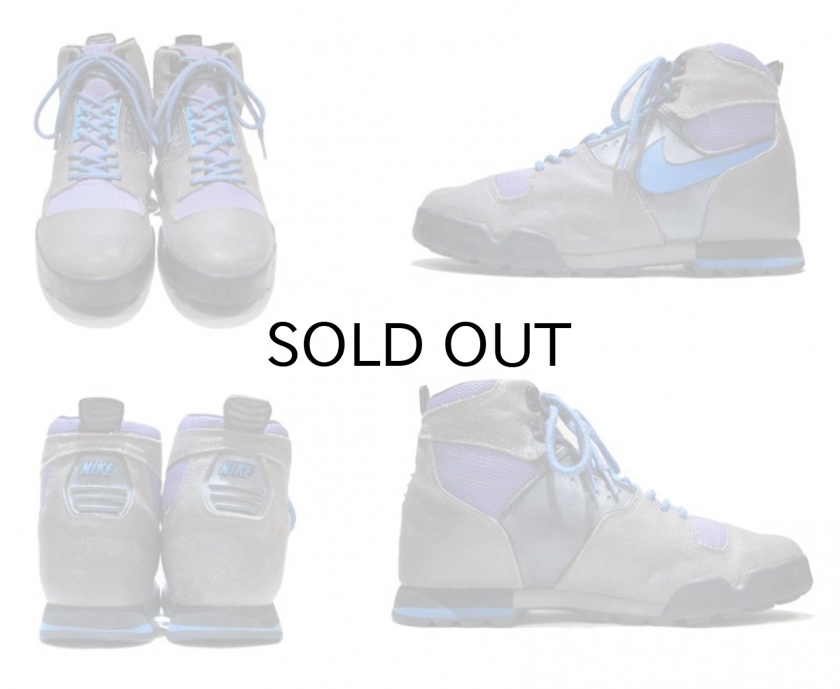 画像2: 1980's NIKE Trekking Sneaker -made in KOREA- Grey / Purple size 12 (30 cm) (2)