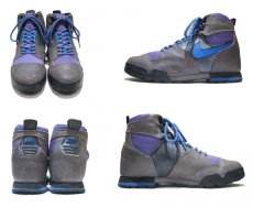 画像2: 1980's NIKE Trekking Sneaker -made in KOREA-　Grey / Purple　size 12 (30 cm) (2)