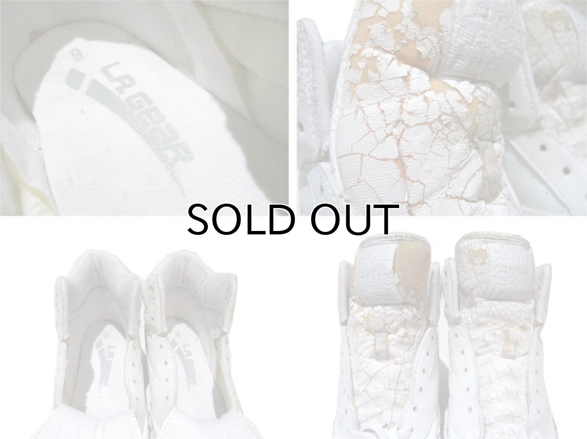 画像6: 1990's L.A.GEAR Basketball Shoes with Box -made in KOREA- WHITE size 9 (27 cm) (6)
