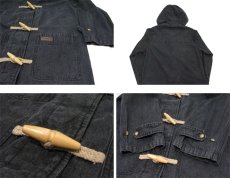 画像5: 1990's~ "Denim & Co." Black Denim Duffle Coat　Black Denim　size M (表記 M) (5)