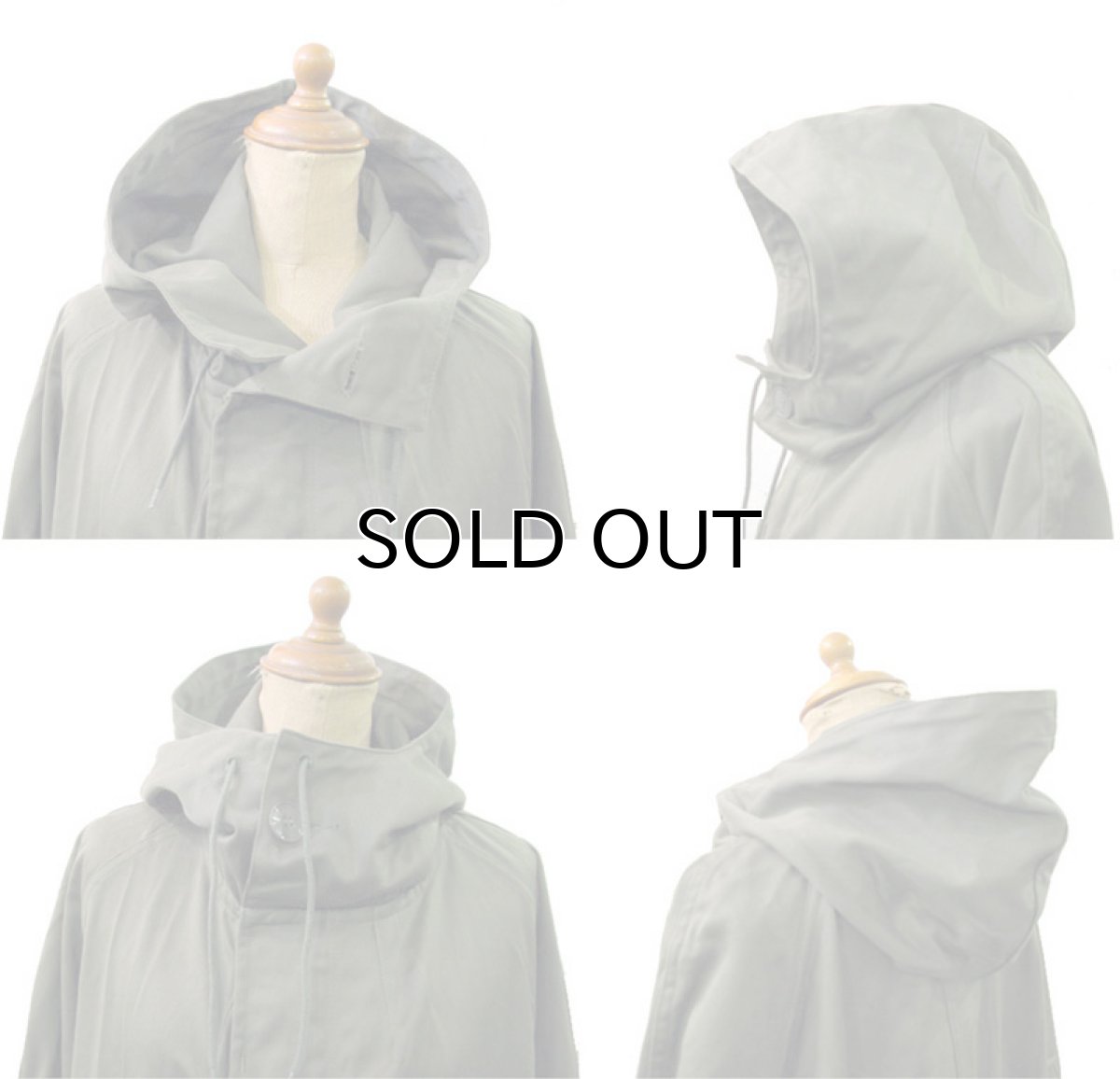 画像3: 1970's French Military M-64 Parka Coat OLIVE size Free (表記 92C) (3)