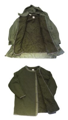 画像5: 1970's French Military M-64 Parka Coat　OLIVE　size Free (表記 92C) (5)