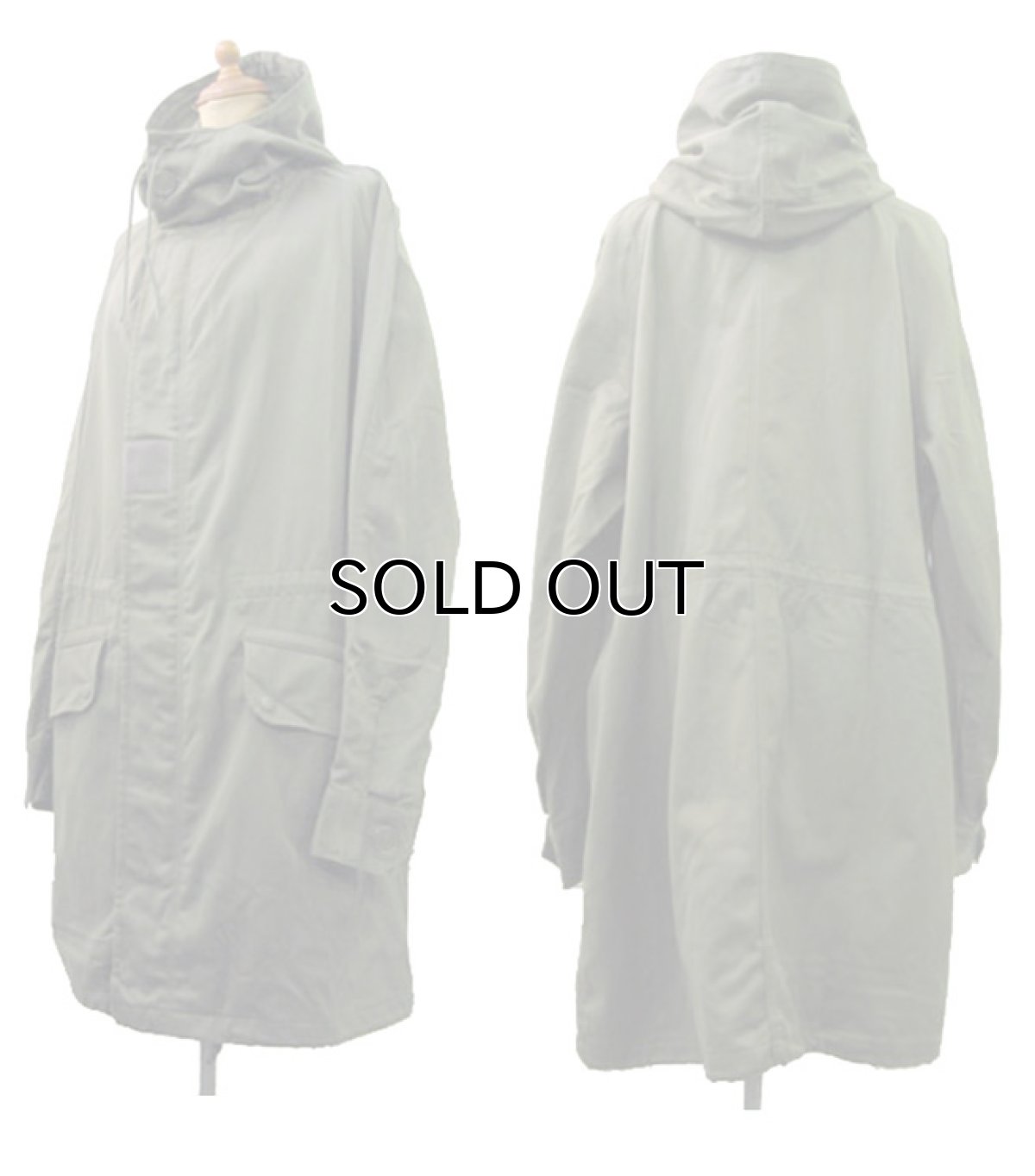 画像2: 1970's French Military M-64 Parka Coat OLIVE size Free (表記 92C) (2)