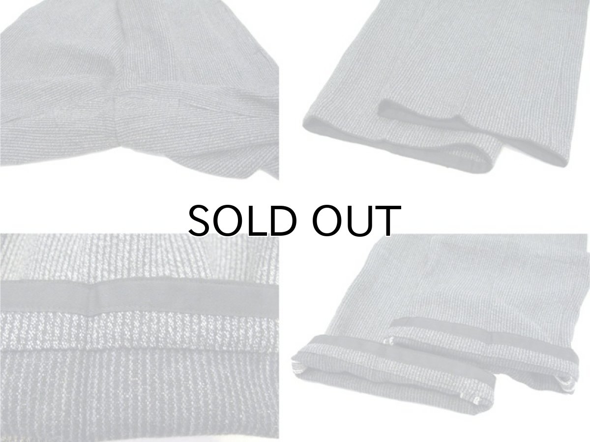 画像6: 1960's OLD Europe Wool Trousers with Suspender GREY size w 33 inch (6)