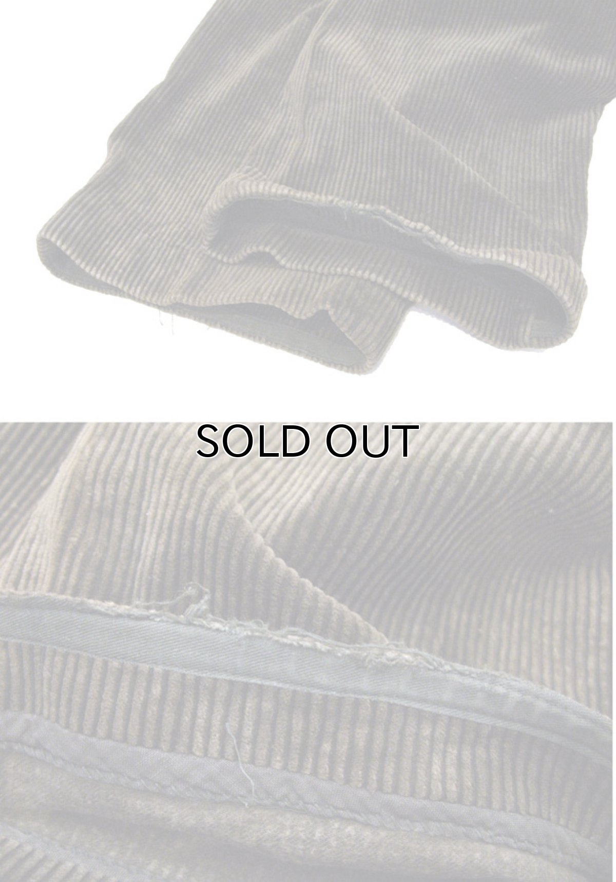 画像6: 1940's French "La Levre" Wide Wall Corduroy Trousers　BROWN　size w 34 ~ 36 inch (6)