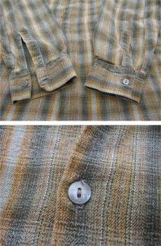 画像4: 1960's~ Europe L/S Pullover Long Shirts　Olive / Orange　size L (4)