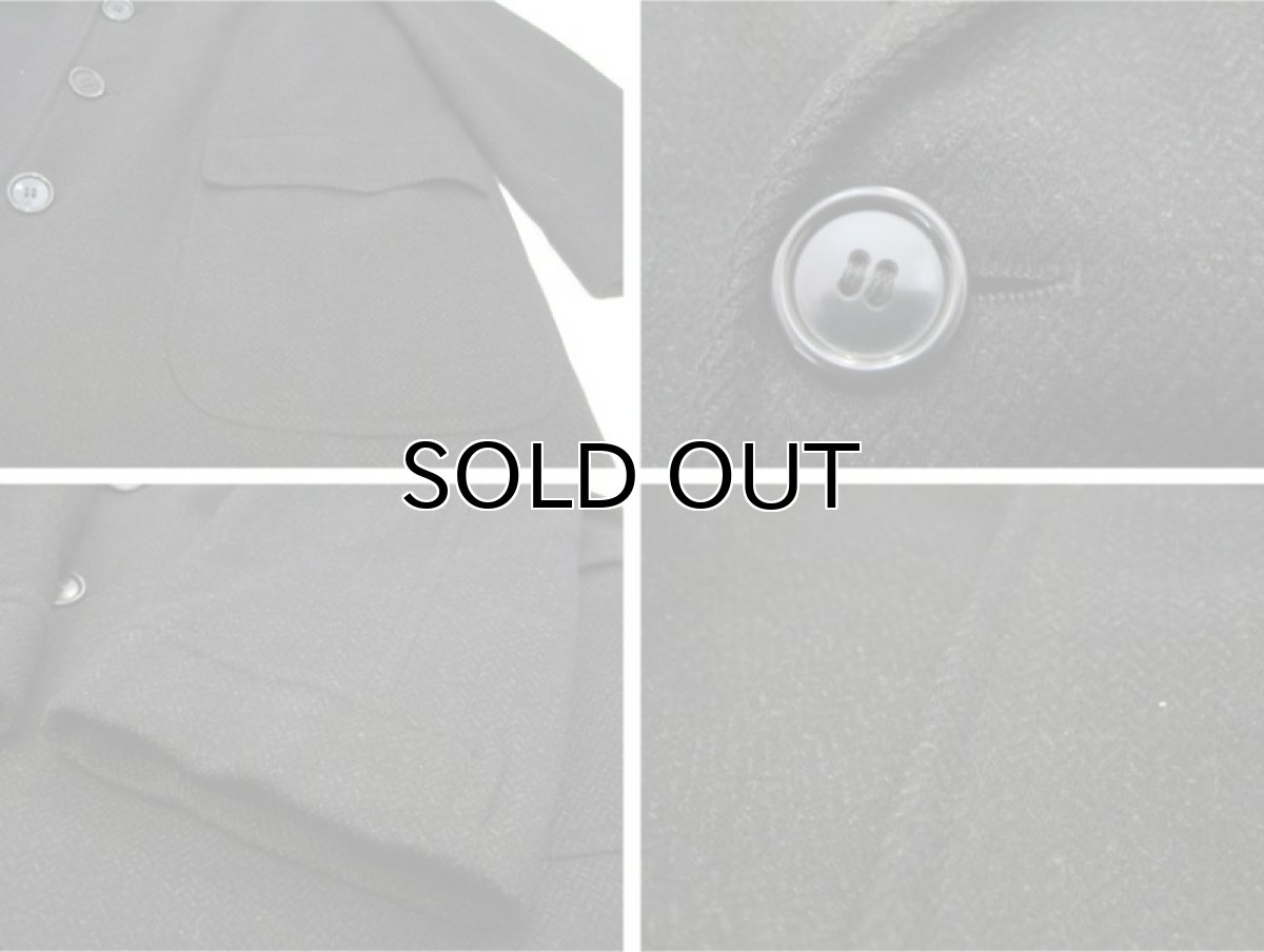 画像6: 1960's "PARK LANE" Single Long Wool Coat　BLACK　size M - L (表記 不明) (6)