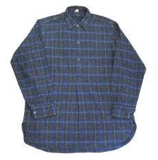 画像5: 1960's~ Europe L/S Pullover Long Shirts　BLUE　size M - L (5)