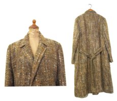 画像2: 1960's "RUTH MC CULLOCH" Mohair Wool Coat　BROWN　size M (表記 不明) (2)