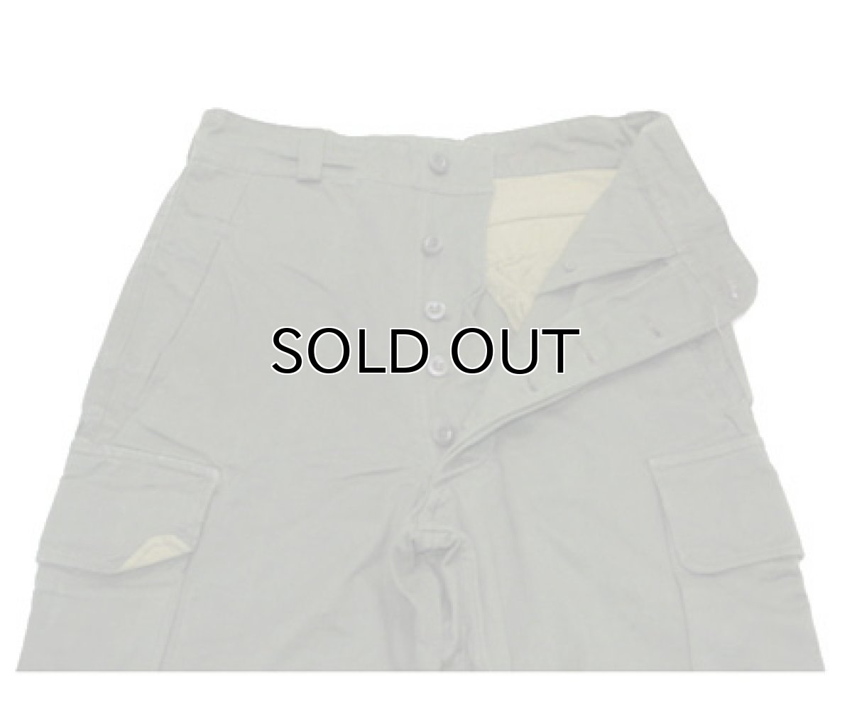 画像4: 1960's French Military "M-47" Herringbone Twill Trousers Dead Stock size w 30 inch (表記 11) (4)