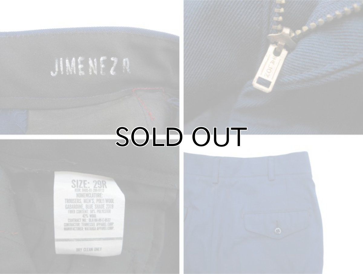 画像5: 1980's US Sideline Wool Trousers　Dead Stock　Navy / Red　size w 29.5 inch (表記 29R) (5)