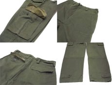 画像6: 1960's French Military "M-47" Herringbone Twill Trousers　Dead Stock　size w 30 inch (表記 11) (6)