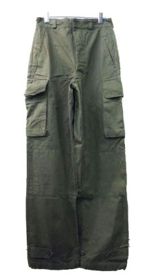 画像1: 1960's French Military "M-47" Herringbone Twill Trousers　Dead Stock　size w 30 inch (表記 11) (1)