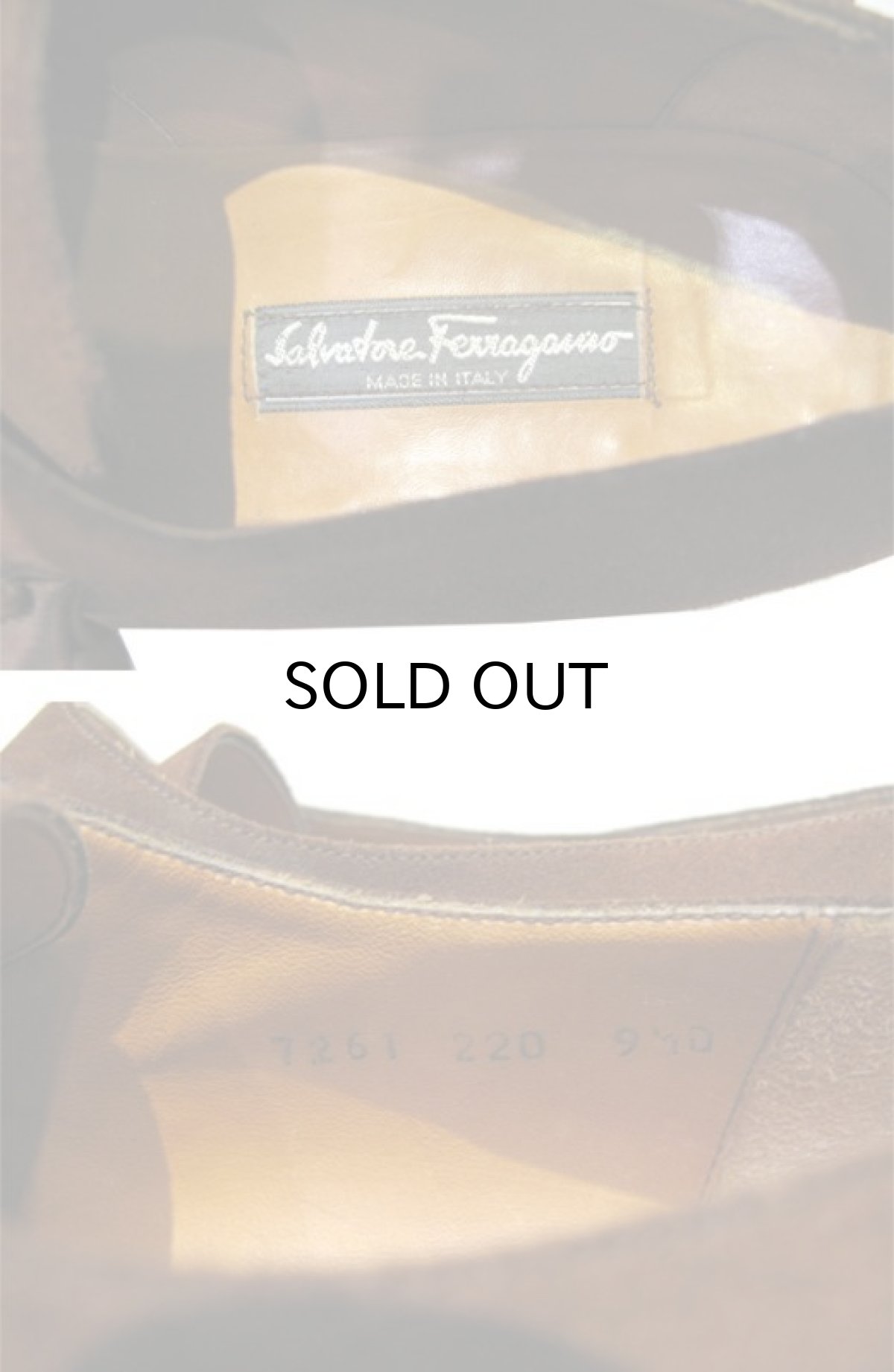 画像3: Salvatore Ferragamo Monk Strap Suede Shoes -made in ITALY- BROWN size 9.5D (27.5 cm) (3)
