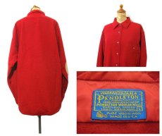 画像2: 1970's PENDLETON L/S Wool Shirts　RED　size L (表記 L) (2)