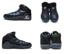 画像2: FILA "Grant Hill" Basketball Shoes　BLACK　size 9.5 (27.5 cm) (2)