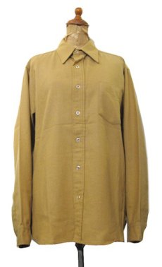 画像1: 1970's PENDLETON L/S Wool Shirts　BEIGE　size S (表記 S) (1)