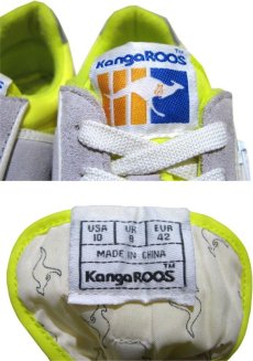 画像4: KangaROOS  Leather / Nylon Sneaker　Grey / Yellow　size 9 / 27cm (表記 Lady's10) (4)