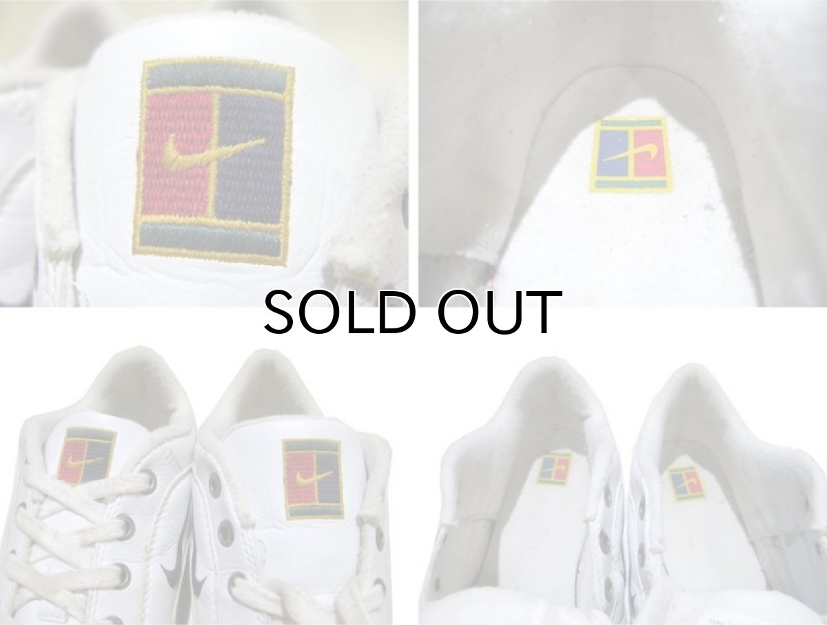 画像3: 1990's NIKE Leather Tennis Shoes　WHITE　size 9.5 (27.5 cm) (3)
