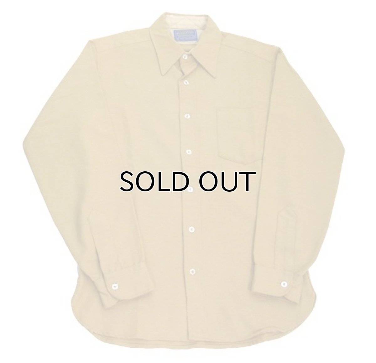 画像3: 1970's PENDLETON L/S Wool Shirts　BEIGE　size S (表記 S) (3)