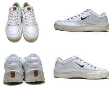 画像2: 1990's NIKE Leather Tennis Shoes　WHITE　size 9.5 (27.5 cm) (2)