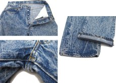 画像4: 1990's Levi's Lot 501 Chemical Wash Denim Pants -made in USA-　Blue Denim　size w 30 inch (表記 31 x 32) (4)